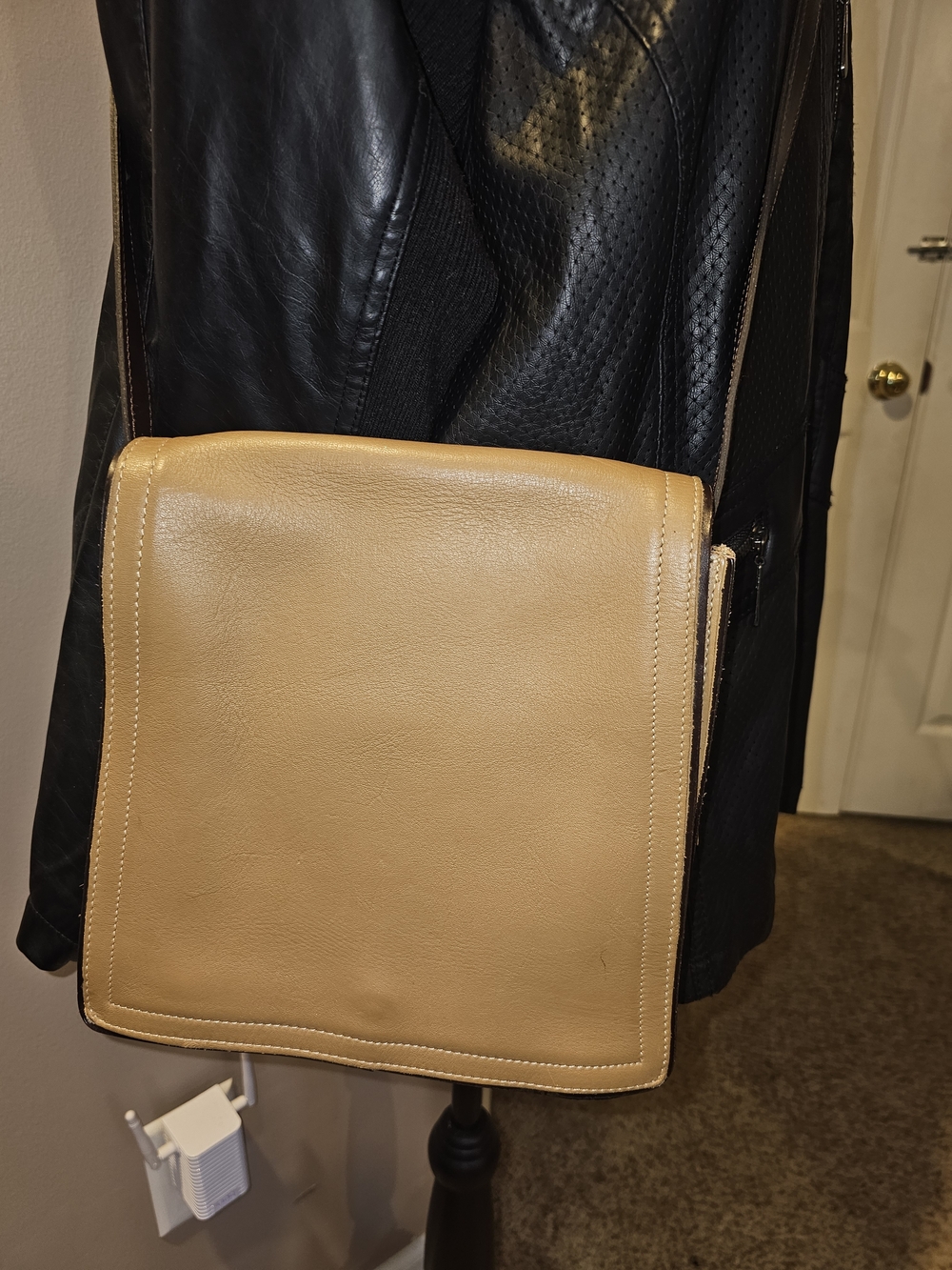 Vintage Coach Tan Leather Coach Satchel Bag